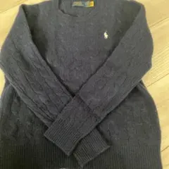 Polo Ralph Lauren ネイビー ケーブルニット