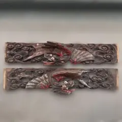 木彫 龍 彫物 欅 だんじり 布団太鼓 骨董 太鼓台 神社仏閣 地車 竜①