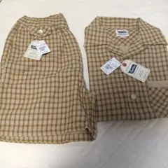 Pherrow's チェックサマーシャツ ショートパンツ セットアップ Mのサムネイル