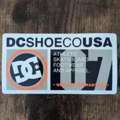 （縦8cm横15cm）DC SHOE スケートボード　ステッカー