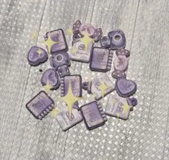 パープル（ロゴ）ビーズセット