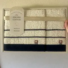 SINCERE COTTON 今治タオルセット フェイスタオル・ウォッシュタオル