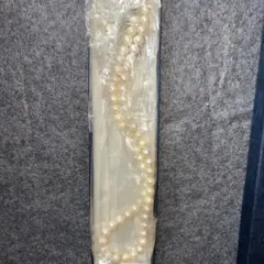 ホワイトパール ロングネックレスandピアス