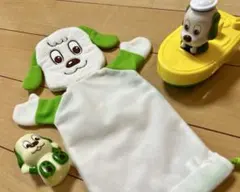 わんわん　パペット巾着　人形　水陸両用ボート