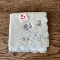 【PRIVATE LABEL】タオルハンカチ 花柄 刺繍　プライベートレーベルのサムネイル