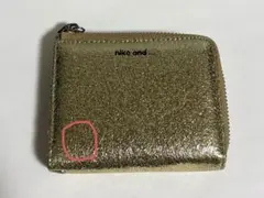 ニコアンドniko and… ミニ財布　ゴールド　⚠️チェーンなし