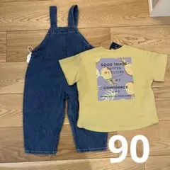 半袖　Ｔシャツ デニム　サロペット　まとめ売り　90