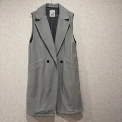 As Known As ロング ジレ グレー