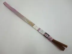 未使用美品 帯締め 平組 手組み 三分金銀糸 紫×金■N80305-13