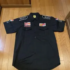 Ferrari 半袖ワークシャツ XL 黒のサムネイル