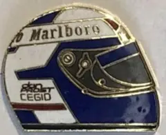 【Ｊ.ALESI】ジャン.アレジ　ピンバッチ ジャン・アレジ フェラーリ ヘルメット ピンバッジ - メルカリ
