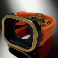 28@アップルウォッチステンレスカバーケースラバーウルトラApple Watch