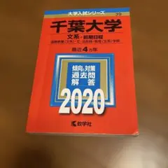 千葉大学 文系 前期日程 2020 大学入試シリーズ