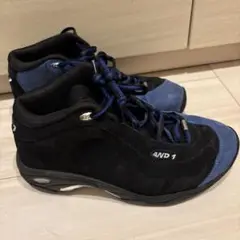 【24.5センチ】AND 1 バスケットボールシューズ 黒/青
