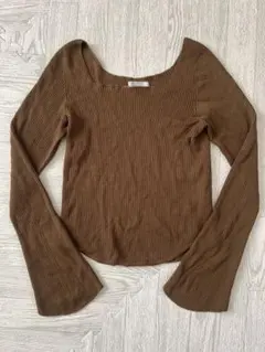 ユニクロ　Mame Kurogouchi 3Dリブスクエアニットセーター