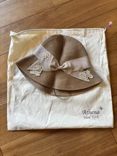Athena New York girl 麦わら帽子 L54 - メルカリ