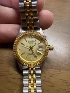 ELGIN DATE JUST DE LUXE 腕時計 FK344のサムネイル
