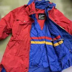 ナイロン ジャケット 古着 80s 90s London fog ロンフォグ 赤