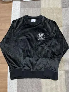 【美品】 PT TORINO ベルベットスウェットシャツ ブラック