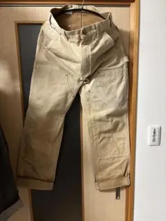 Carhartt カーハート ダブルニーパンツ ベージュ　星タグ Carhartt/カーハート】ダブルニー 星タグ ベージュ 90s - メルカリ
