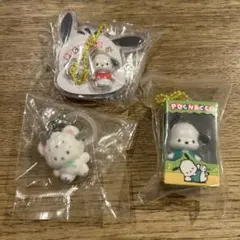 サンリオキャラクターズ パッケージチャーム ポチャッコ　歴代シリーズセット