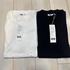 2枚セット UNIQLO U クルーネックT（長袖）ユニクロU