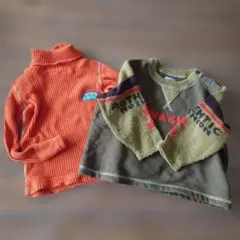 可愛い ニット 子供服 2点 セット 90cm WASK Bit'z