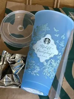 スターバックス2026ミステリーカラーチェンジングリユーザブルコールドカップ 青