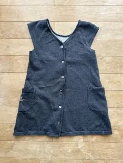 BeBe チュニックベスト ダークグレー 130㎝