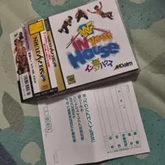 WWF イン・ユア・ハウス(セガサターン)　帯ハガキ付き　プロレス