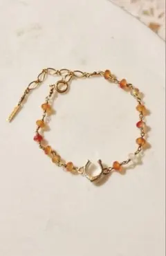 DAVAN 蹄鉄ホースシュー ナチュラルストーンブレスレット203jewelry