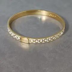超破格！希少】GUCCI オールドグッチ パイソン バングル 腕輪 ゴールド