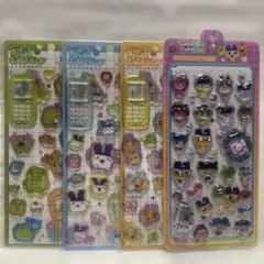 Tamagotchiキャラクターシールセット4シート