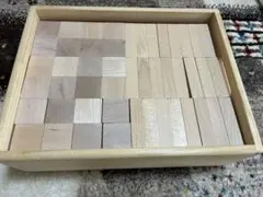 小さな大工さん 積み木50個セット 40mm基尺 4cm 箱入り - メルカリ
