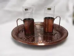 ホットウィスキーグラスセット（お盆付き）