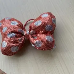 ミニーちゃんヘアゴム　でかヘアゴム