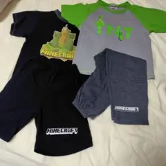 Minecraft マイクラ　男児　120 半袖　パジャマ　セット