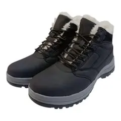 倉　25.5cm 防寒ブーツ ブラック　防水 裏起毛 スノーシューズ 防滑