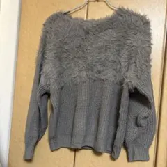 1月25日まで1980円！トップス ニット ファー F