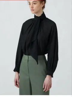 Ballsey バックボウタイブラウス ブラック 36のサムネイル