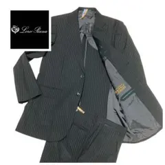 希少✨ロロピアーナ スーツ セットアップ ブラック ストライプ XL