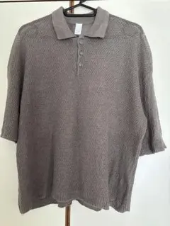 SO★リネン　ニットポロシャツ
