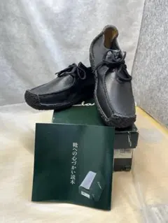 【美品】Clarks ブラック モカシン