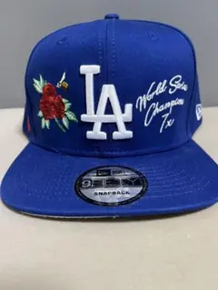 Los Angeles Dodgers 薔薇と蜂の刺繍 フリーサイズ