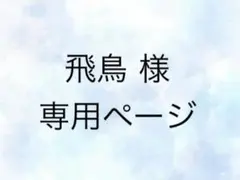 飛鳥様　専用ページ