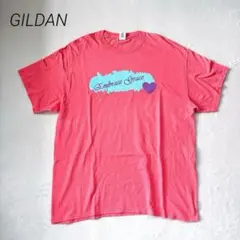 【ギルダン】 半袖Tシャツ XL ピンク 綿100 大きめサイズ ゆったり
