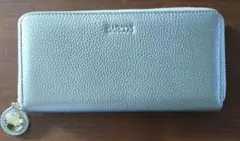 BARCOS ゴールド レザー 長財布中古品❤(ӦｖӦ。)
