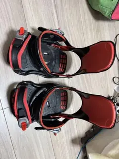訳あり】Burton カスタムビンディング レッド - メルカリ