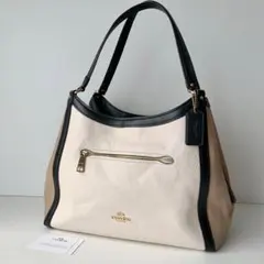 COACH】コーチ クリスティ ハンドバッグ アイボリー ベージュ C6828
