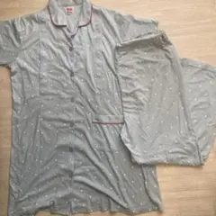 ぱ*〜様 水色 星柄 マタニティ パジャマ M-L vivi 半袖